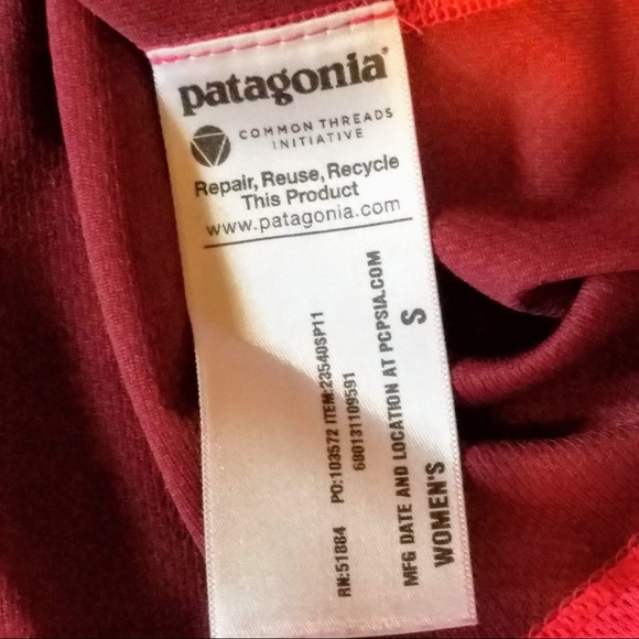 Patagonia Cerise Square-Neck Runshade Active Top - Picture 9 of 10